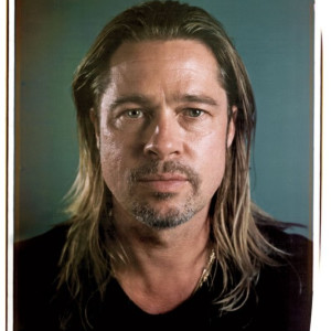Brad Pitt (2013) by Chuck Close for Vanity Fair.
